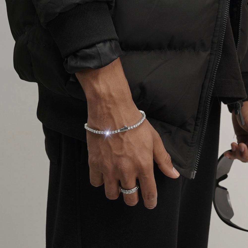 bracelet rivière en argent 925